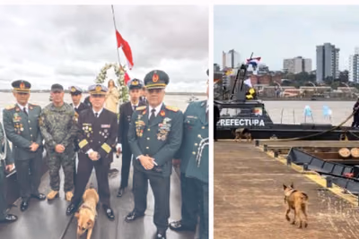 Maruca, la perrita “guardiamarina”, fue furor en Encarnación