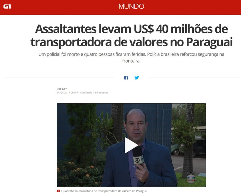 Mega atraco recorre el mundo