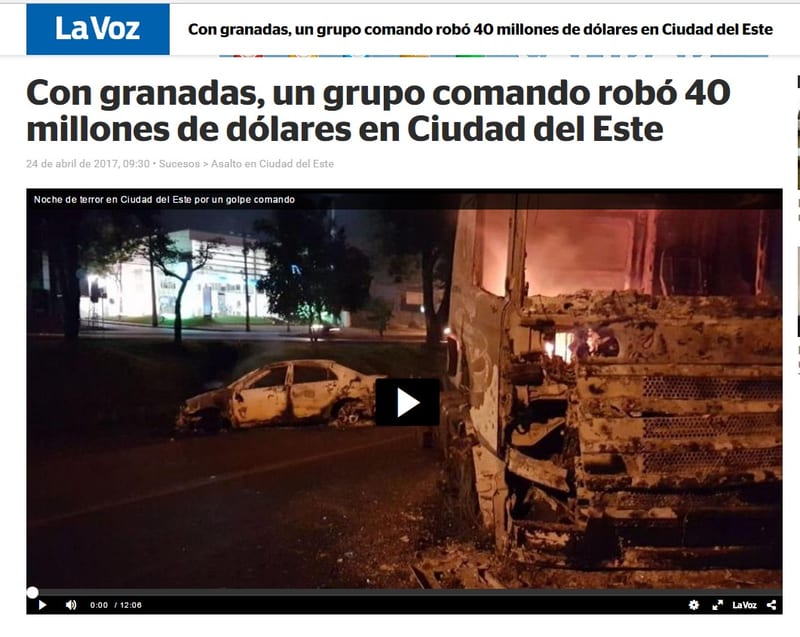 Mega atraco recorre el mundo