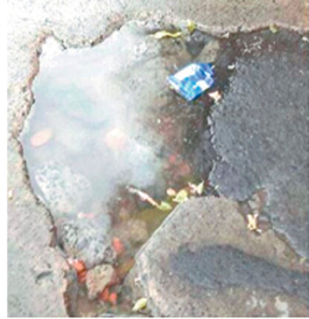 Costó una vida reparar un bache