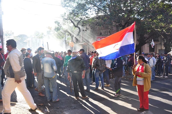 Marcha campesina no se detiene