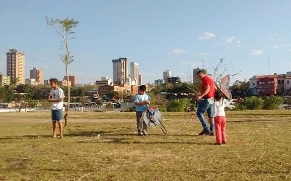 Reviven antigua tradición con pandorgas