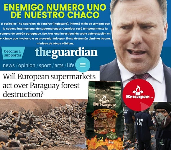 En Europa cesan compras de empresa de Jiménez Gaona involucrada en deforestación del Chaco