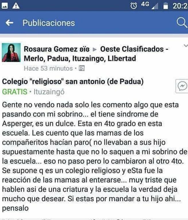 Festejan en WhatsApp el cambio de clase de niño con Asperger
