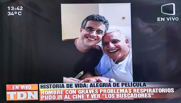 Calmó su afección al disfrutar de Los Buscadores