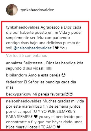 Martynka destila amor hacia Nelson Haedo con romántica dedicatoria