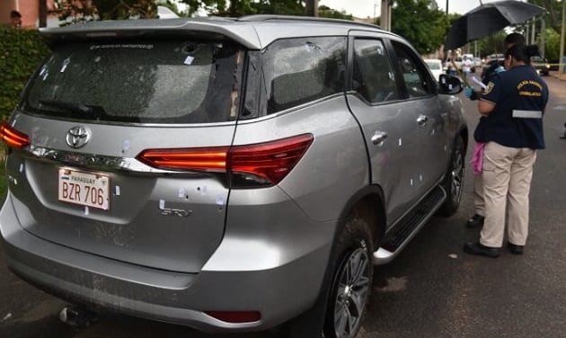Confirman que vehículo hallado fue el utilizado por los sicarios
