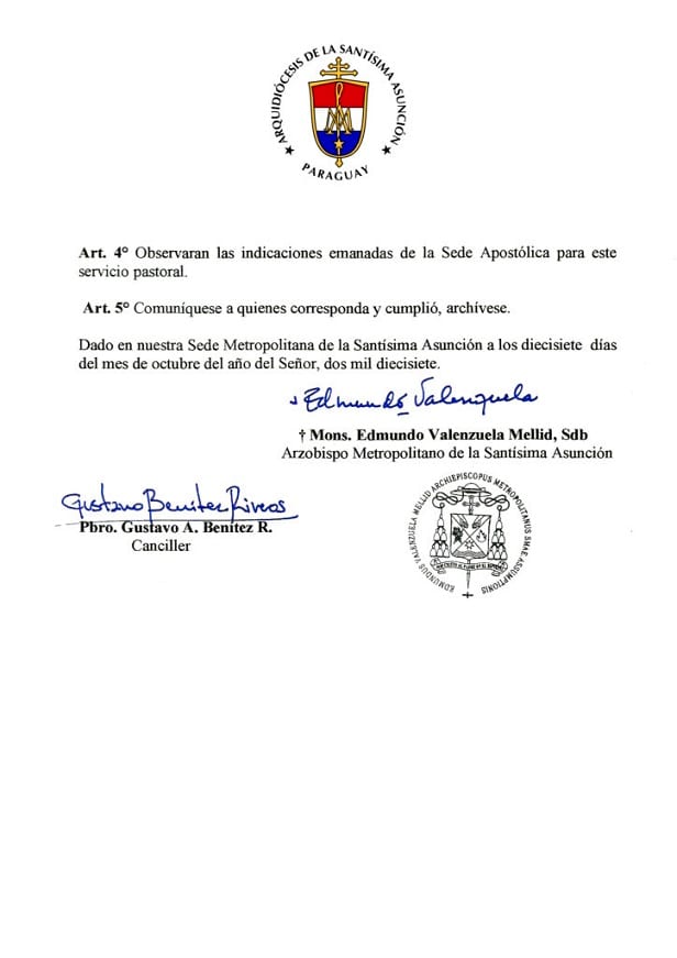 Arzobispado ordena exorcismo