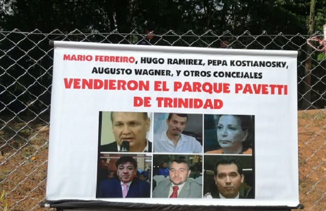 Parque Pavetti: Vecinos pasarán la noche en el predio