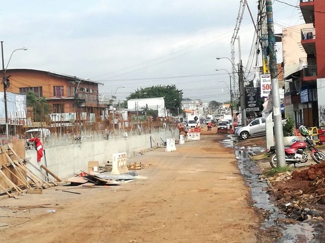 Ventas caen hasta el 70% en zona de obras del metrobús