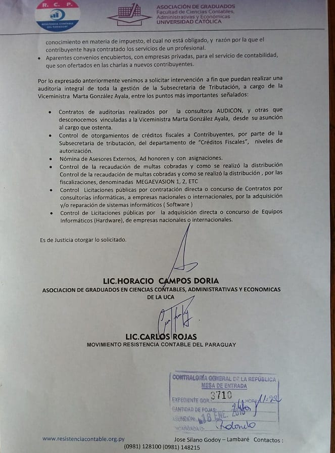Piden revisar gestión de viceministra por contratos para empresa de su marido