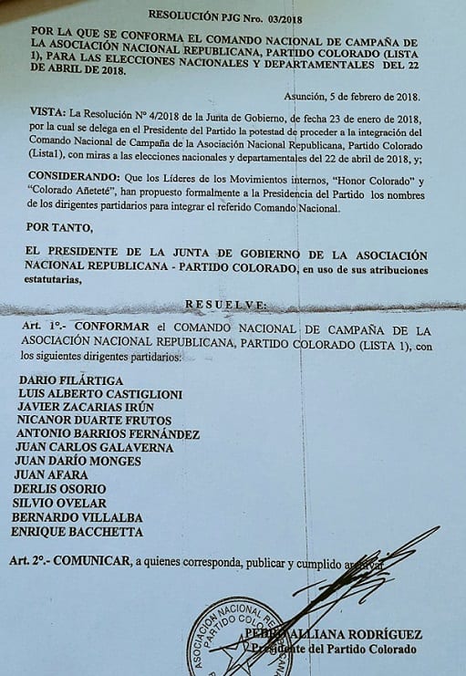 Filártiga se acomoda en el equipo de Marito