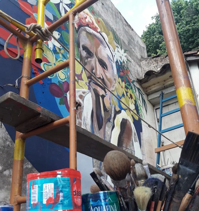 Artista portorriqueña propone arte y tradición en Asunción por Semana Santa