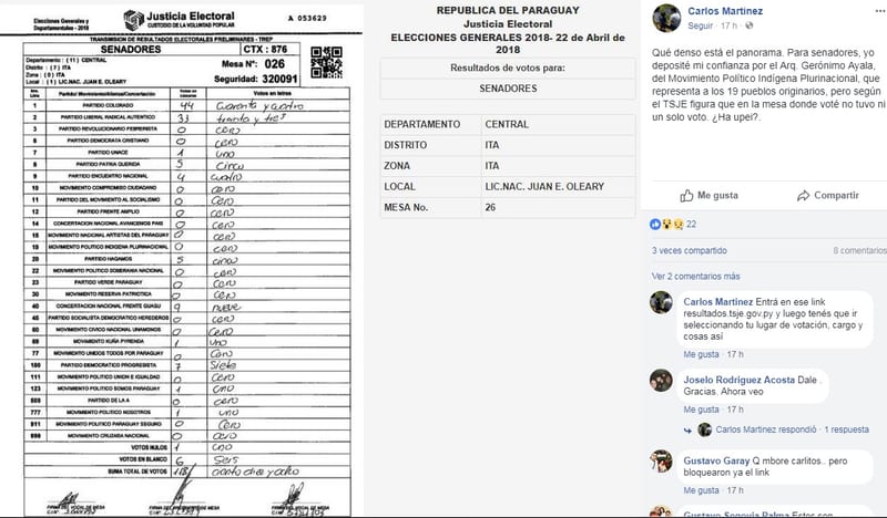 Movimiento Indígena denuncia robo de votos