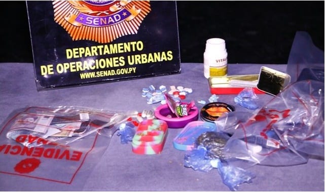 Incautan drogas en discoteca de Asunción
