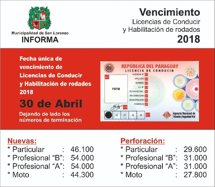 Petta sostiene que perforación de registros no debe superar los G. 5.000