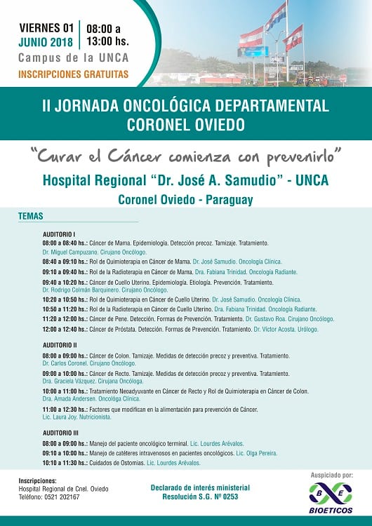 Capacitarán a médicos y estudiantes sobre diferentes tipos de cáncer