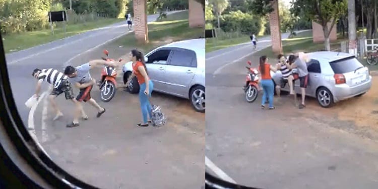 La verdad sobre el video viral de la pelea entre “suegro y yerno”