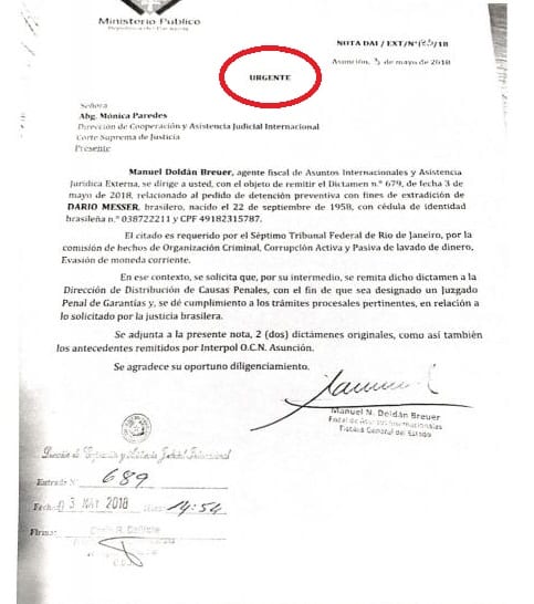 Jueza ignoró pedido urgente para capturar a Messer