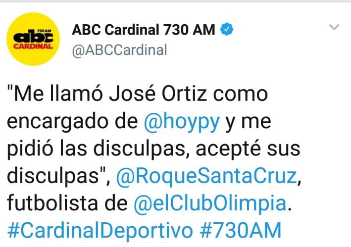 Confirman que José Ortiz es el encargado del portal HOY del Grupo Cartes