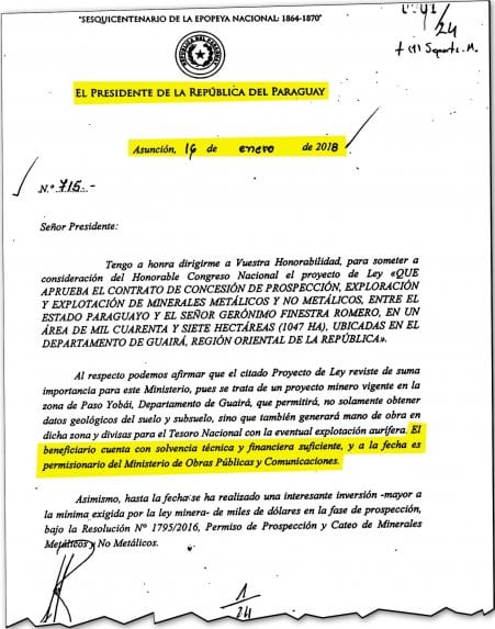Acusados de malversar fondos ahora buscan ser beneficiados con mina