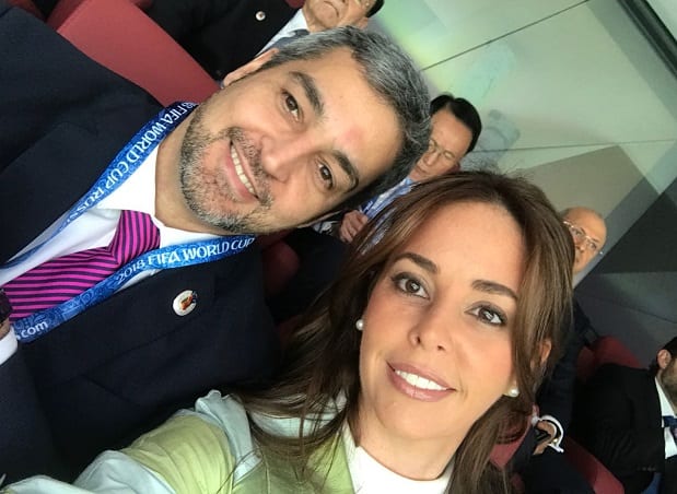 Marito participó de la inauguración del Mundial 2018 en Rusia