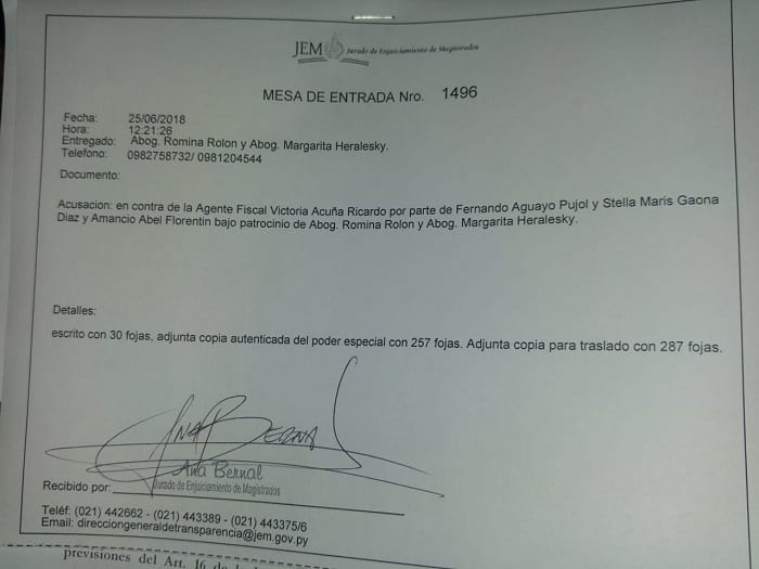 Caja Bancaria: Jubilados denuncian a Victoria Acuña ante el Jurado