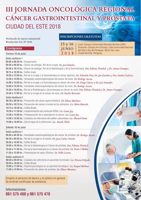 Especialistas hablarán sobre cáncer en el este