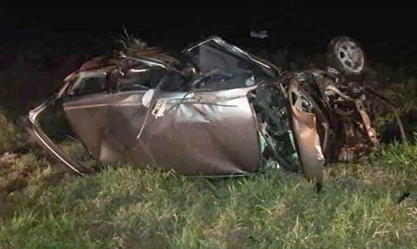 Tres fallecidos en accidente sobre ruta 6