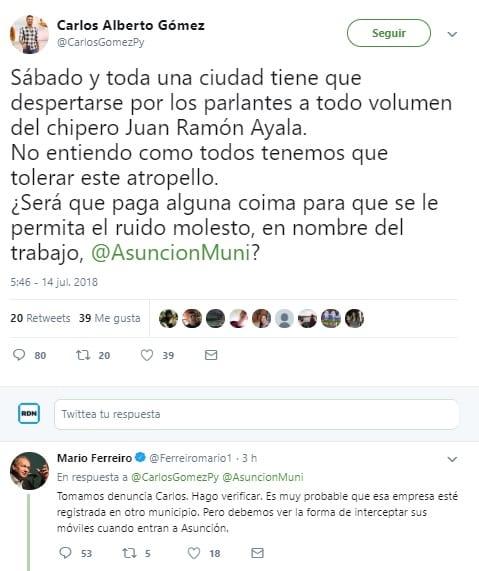 Estalla polémica por alto volumen de chipero y deja mal parado a Ferreiro