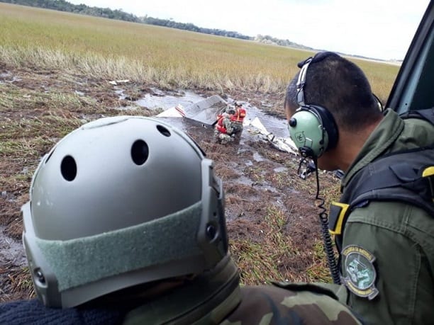 Comparten las primeras imágenes de la avioneta siniestrada