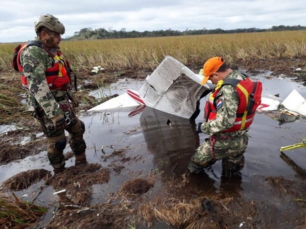 Comparten las primeras imágenes de la avioneta siniestrada