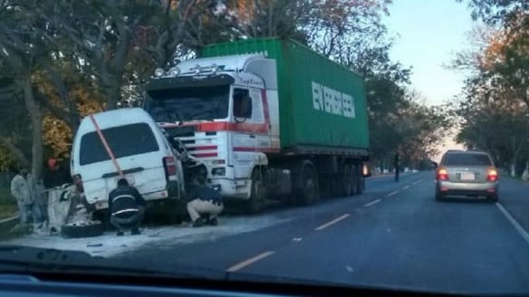 Adolescente muere en choque frontal