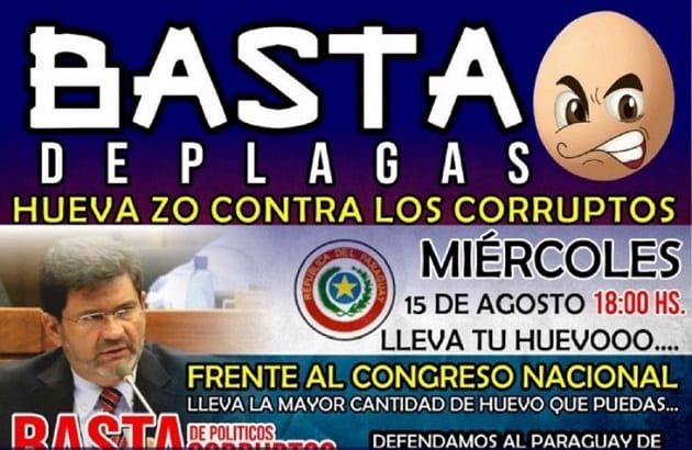 Organizan protesta contra Ibáñez el día del traspaso Presidencial