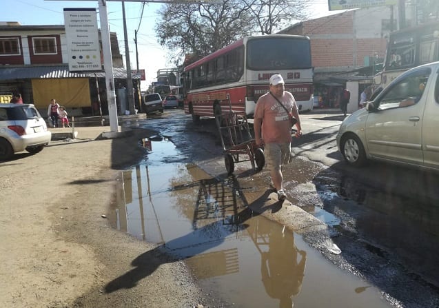 Sanlorenzanos manifiestan molestia ante calles intransitables