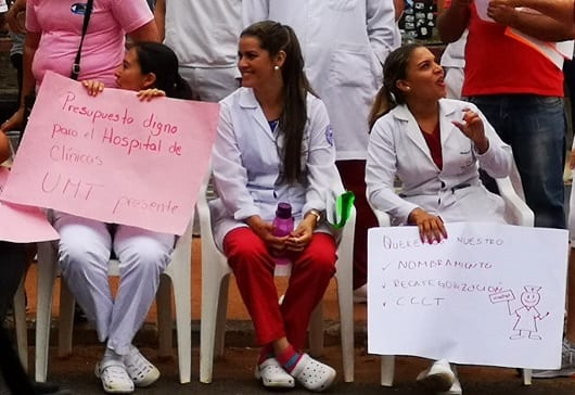 Alto acatamiento de paro en Clínicas paraliza consultorios