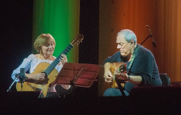 Berta Rojas, Toquinho y María Creuza deleitan a teatro lleno