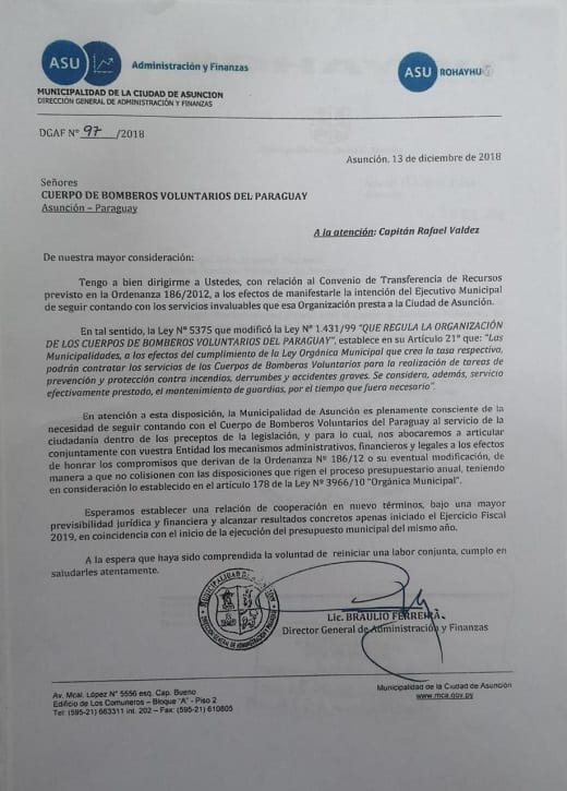 Bomberos Voluntarios claman a Hacienda por desembolso para cubrir gastos