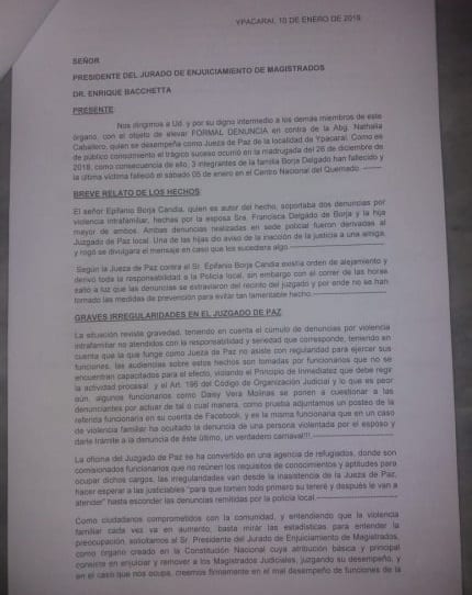 Piden destitución de jueza en caso de muertes en incendio provocado