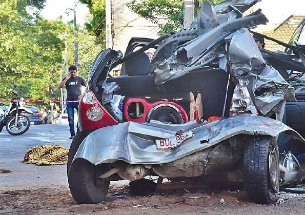 Cámara capta momento de fatal choque