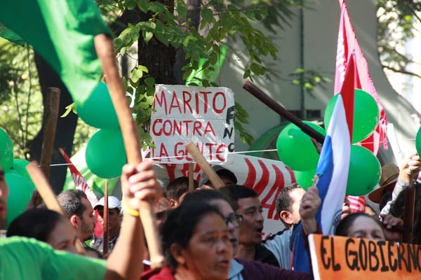 «Marito contra la gente» es el lema del Gobierno, según dirigente
