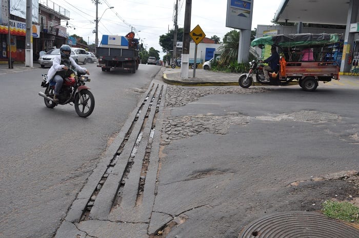 Las calles en mal estado de Lambaré en 12 impactantes imágenes