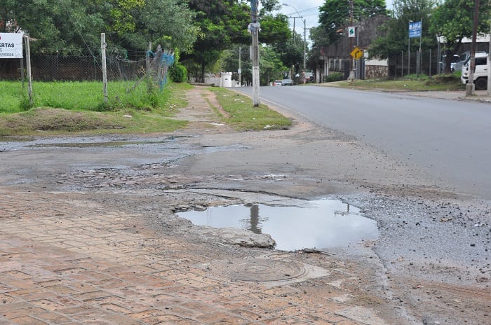 Las calles en mal estado de Lambaré en 12 impactantes imágenes