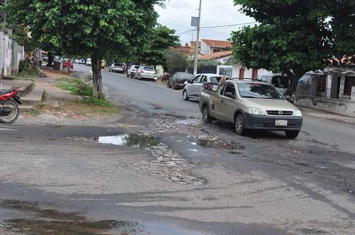 Las calles en mal estado de Lambaré en 12 impactantes imágenes