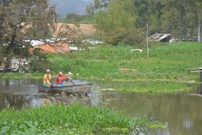 10 impactantes imágenes del antes y después de la crecida en la Costanera