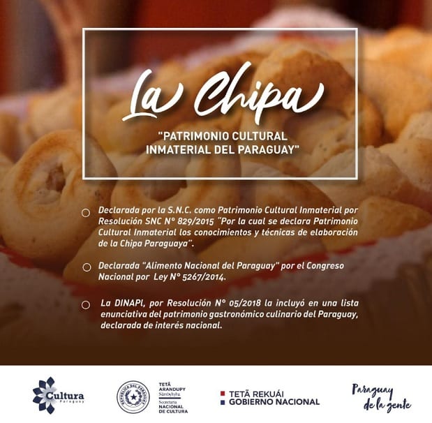 Unesco pide disculpas a Paraguay por adjudicar la chipa a Argentina