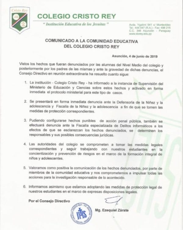 Acoso en el Cristo Rey: 10 datos para entender la denuncia que generó polémica