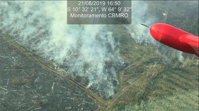 10 impactantes imágenes del incendio en el Amazonas