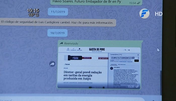 Pedro Ferreira revela más chats, ahora con autoridades