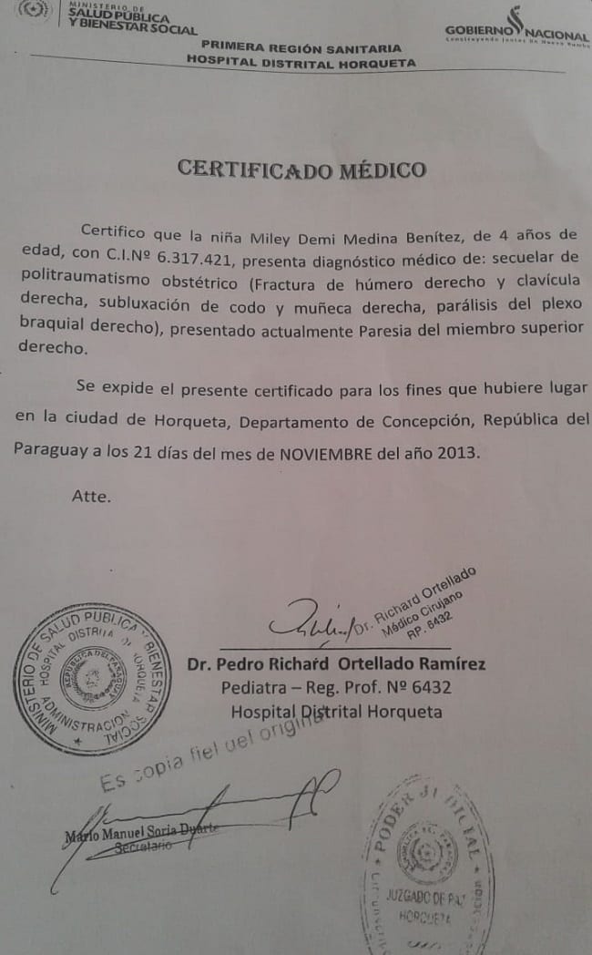 Madre lamenta inacción de la Fiscalía ante denuncia de negligencia